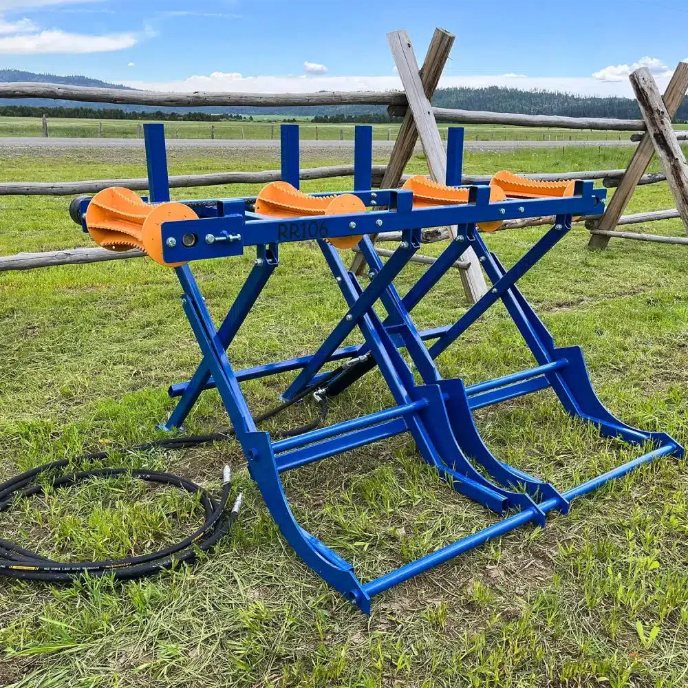 RR106 Hydraulic Log Lifter with Chain Drive Infeed
