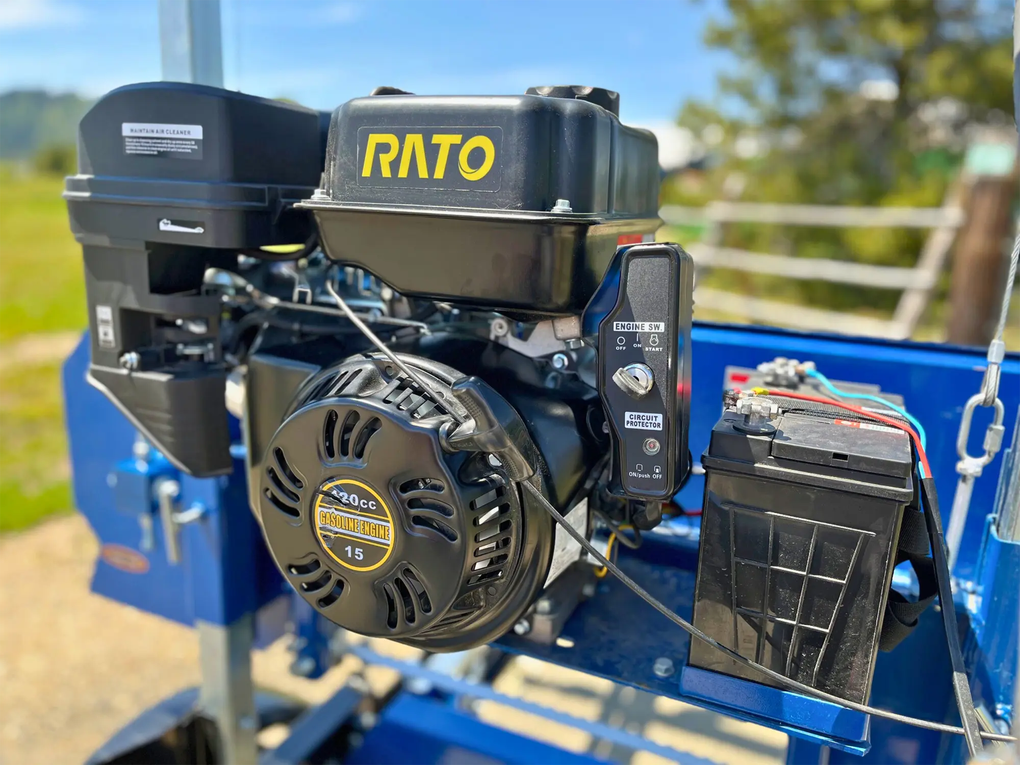 RR5026A 26" Sawmill with 15hp Rato Engine - Image 4