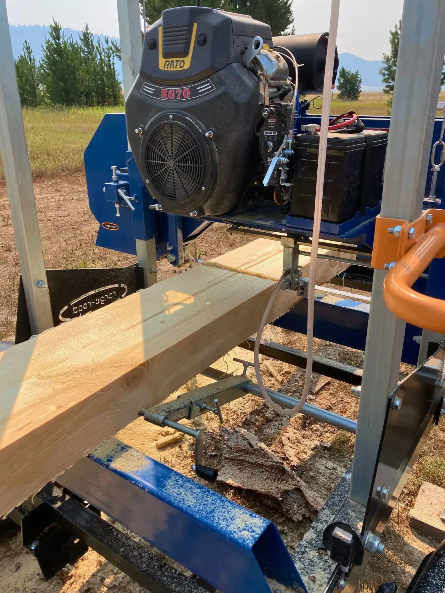 RR5032A 32" Sawmill with 22hp Rato Engine - Image 3