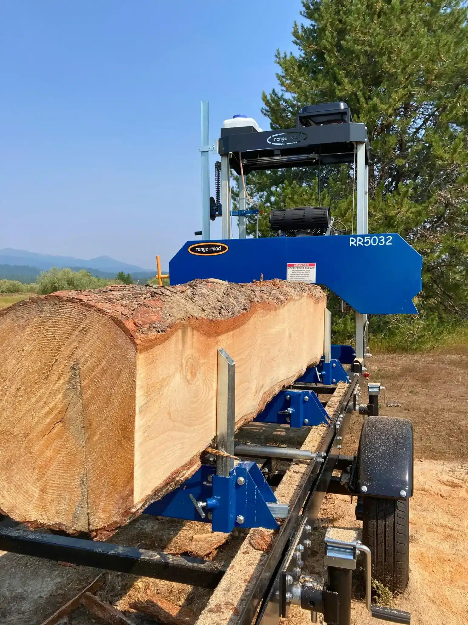 RR5032A 32" Sawmill with 22hp Rato Engine - Image 2